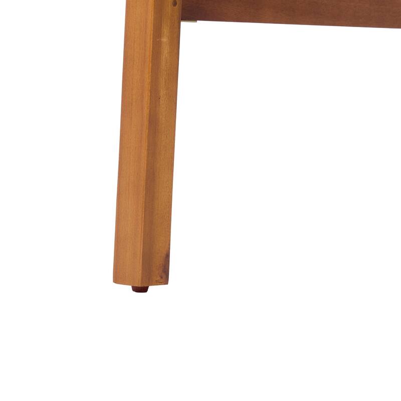 Christopher Knight Home - Acacia Solid Wood Outdoor Patio Side Chairs with Rope (Set of 2)