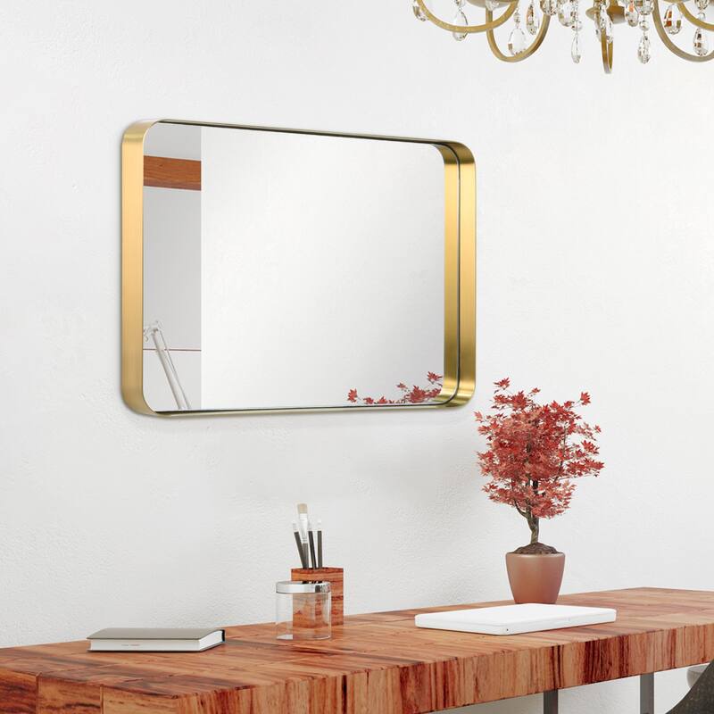 Ultra Stainless Steel Rectangular Wall Mirror