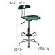 preview thumbnail 130 of 164, Vibrant Chrome Tractor Seat Drafting Stool