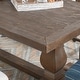 preview thumbnail 18 of 21, Kosas Home Caleb Reclaimed Pine Dining Table, Distressed Brown