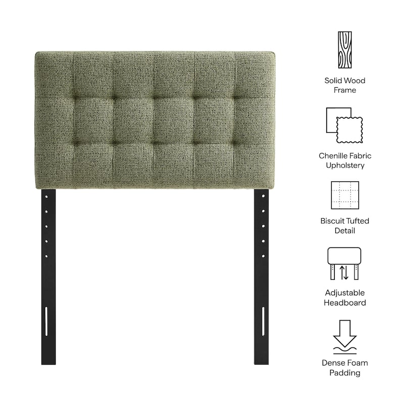 Lily Upholstered Fabric Headboard