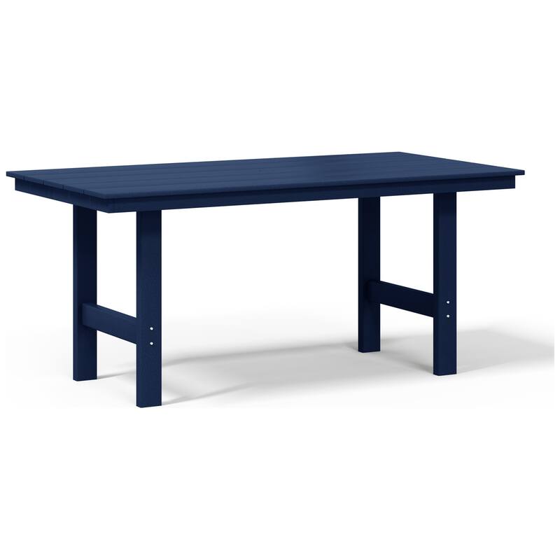 Shoreside 66 Inch X 34 Inch Rectangular Patio Dining Table