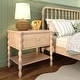 preview thumbnail 2 of 33, Max and Lily Jenny Lind Nightstand with 1 Drawer and Bottom Shelf Blonde