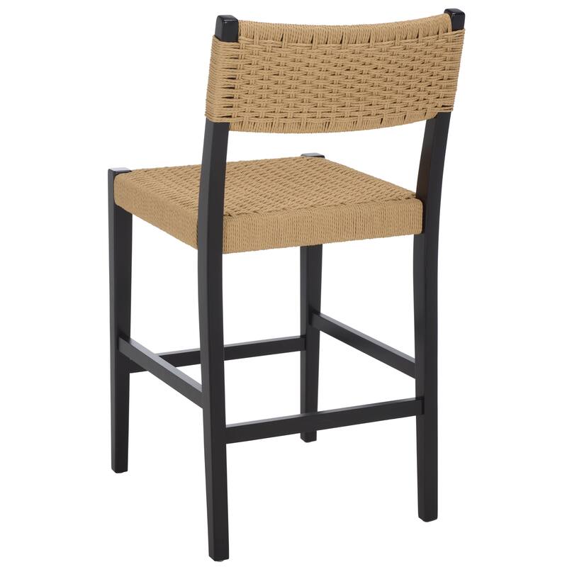 SAFAVIEH Home Dutton Woven Counter Stool - 18"W x 24"D x 37"H