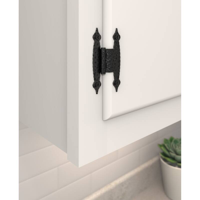Amerock BP3406 Functional Hardware Overlay Surface Mount Cabinet Door - Golden Champagne