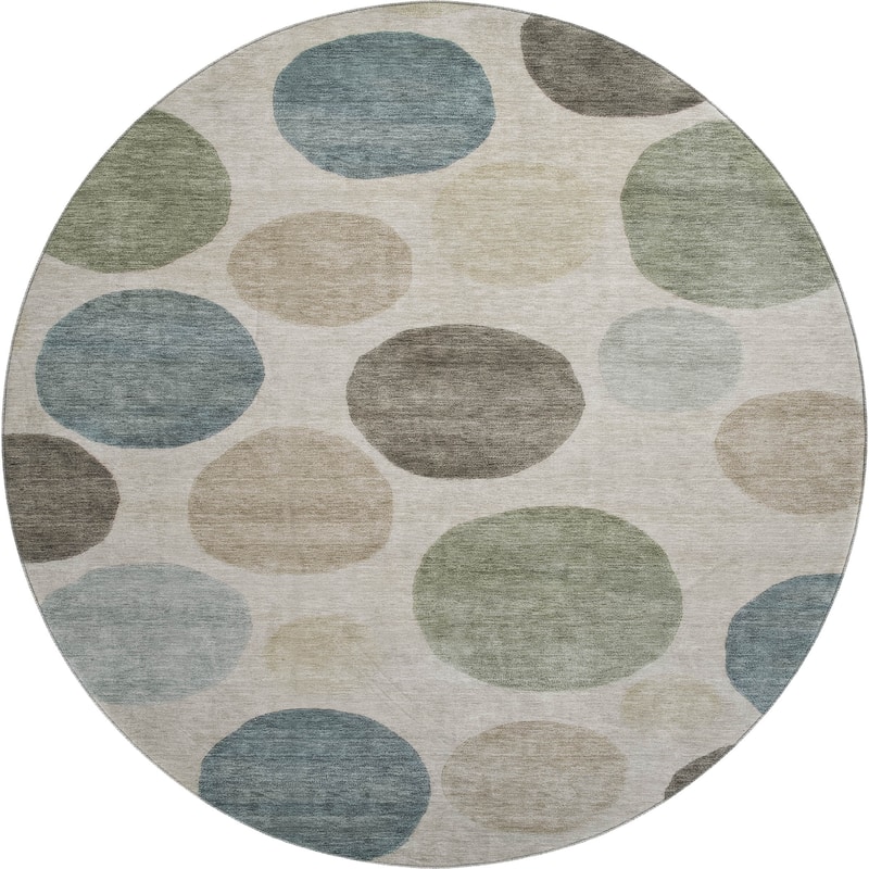 Premium Washable Super Soft Modern Bubbles Mayfield Rug