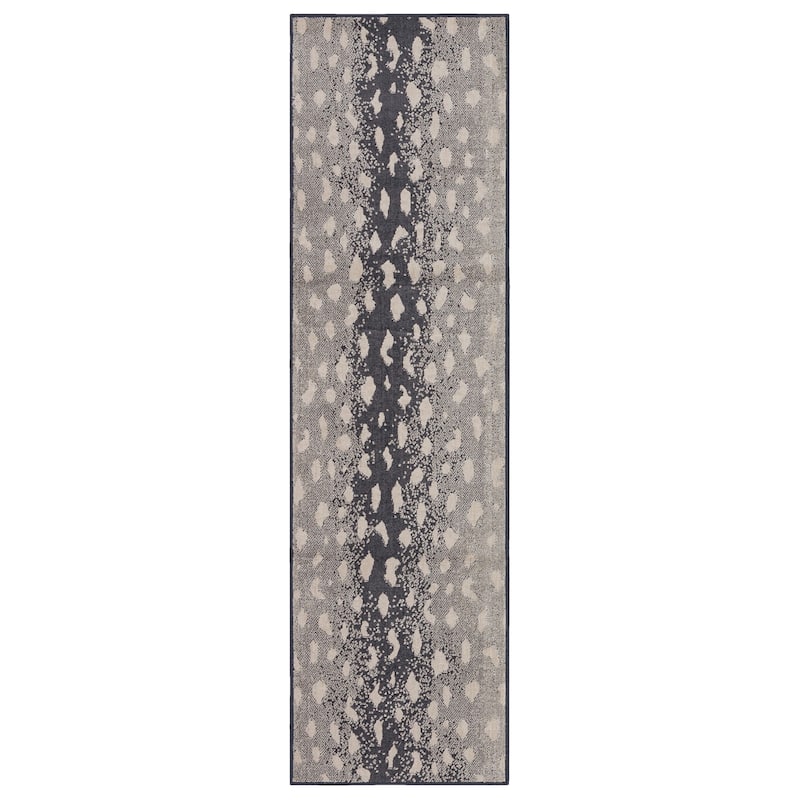 Mohawk Home Cascade Antelope Animal Print Area Rug - 2' 1" x 5' - Grey