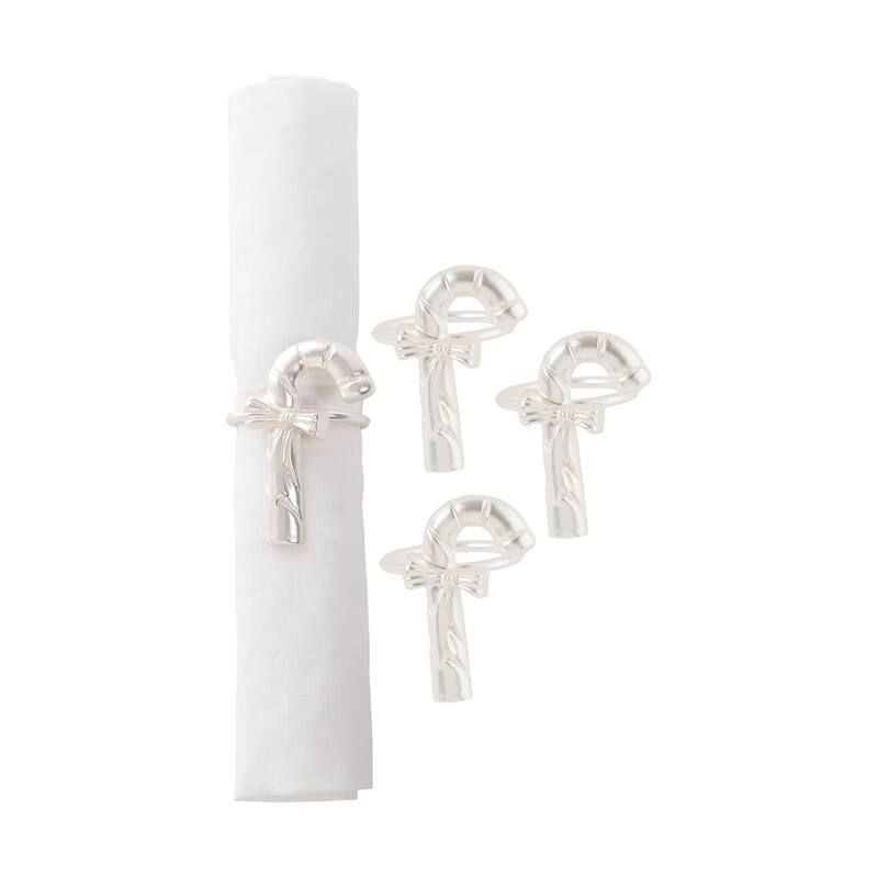 Candy Cane Napkin Ring, Set of 4 - Set of 4