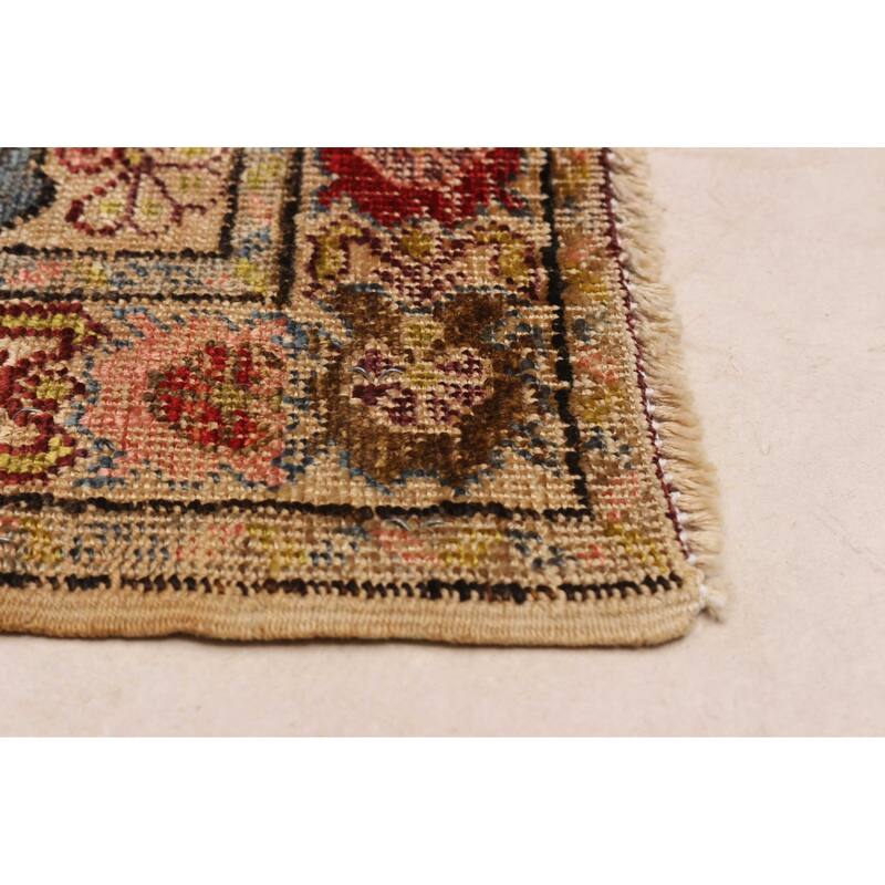 ECARPETGALLERY Hand-knotted Hereke Red Silk Rug - 4'0 x 5'5