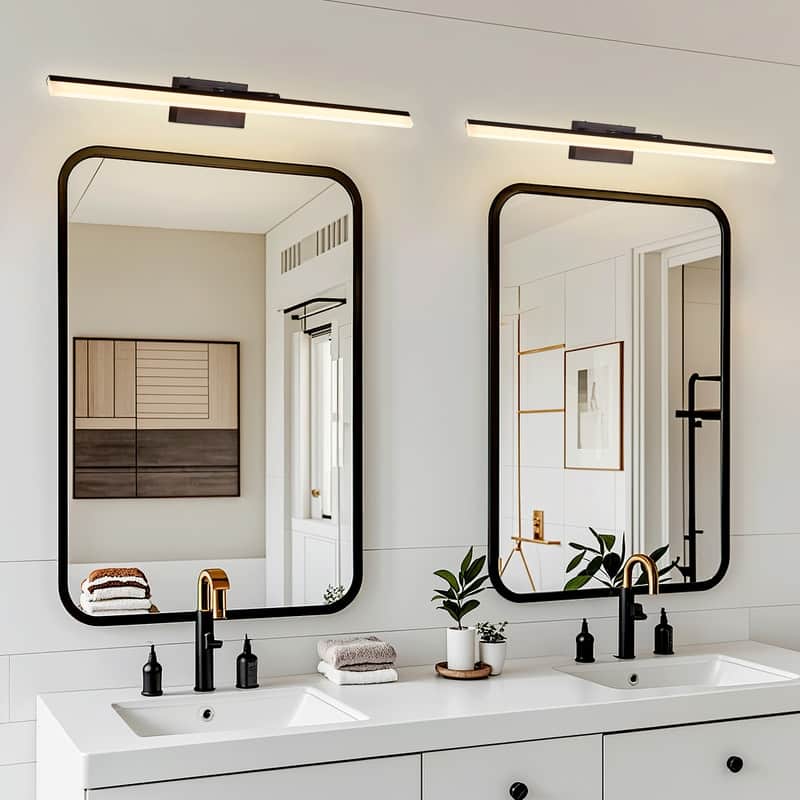 LED Bath Bar Black Vanity Light For Bathroom, Mirror, Sink, Or Dressing Room