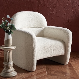 SAFAVIEH Couture Bellamaria Boucle Accent Chair 33 IN W x 33.5 IN D x 34 IN H Bed Bath Beyond 37717745