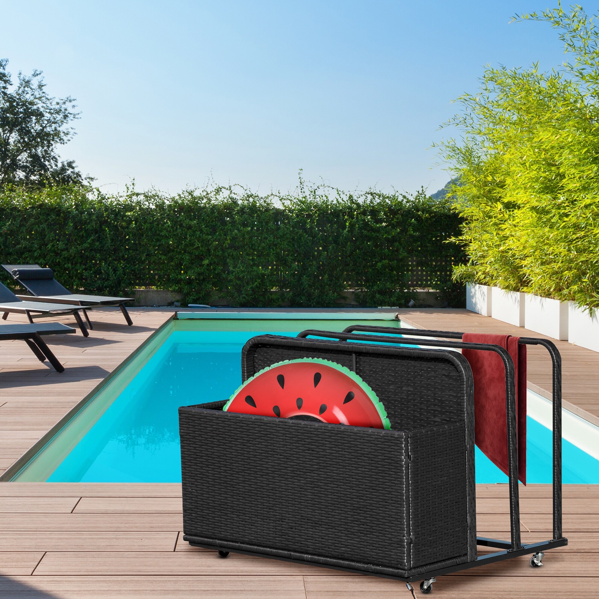 pool float storage caddy