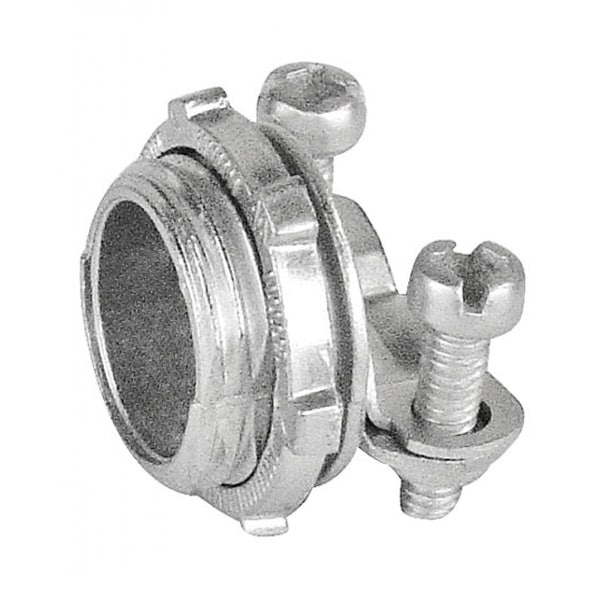 5 Pcs, 1 in. Die Cast Zinc Nonmetallic Cable Connector