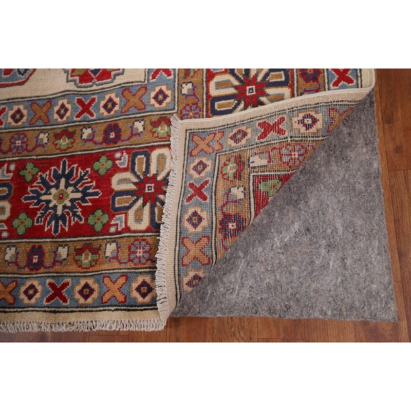 Kazak Oriental Area Rug Hand-Knotted Living Room Wool Carpet - 8'2" x 10'5"