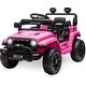 preview thumbnail 1 of 21, 12V Ride On Truck Car Pink