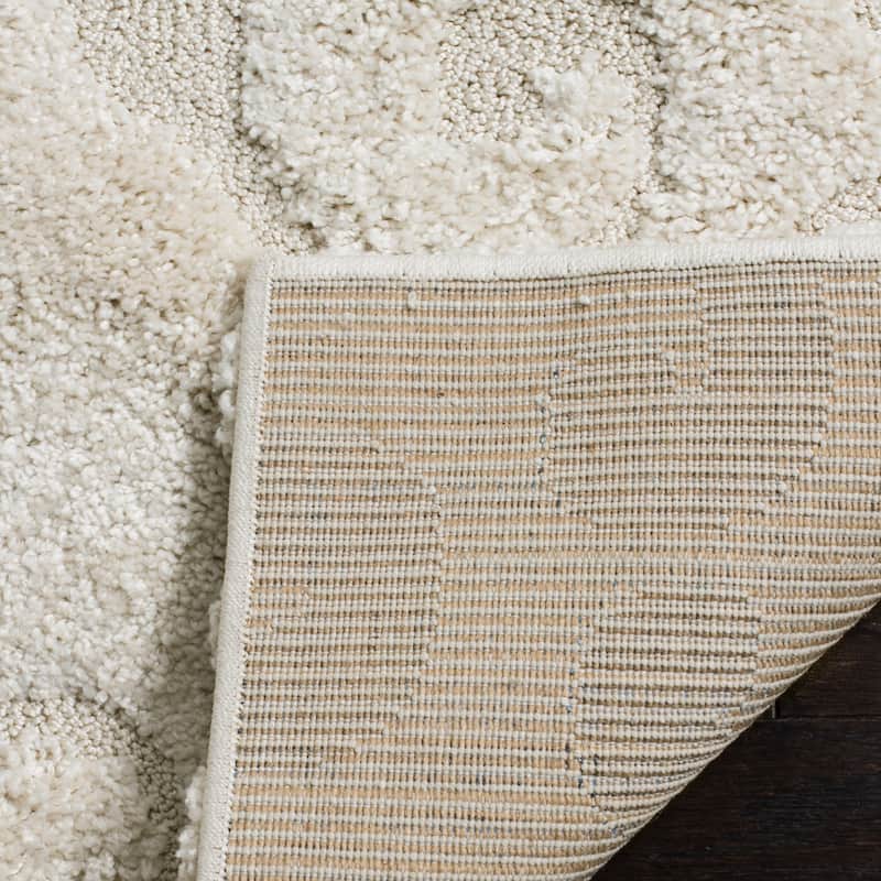 SAFAVIEH Florida Shag Valdemara Scroll Area 1.2-inch Thick Rug