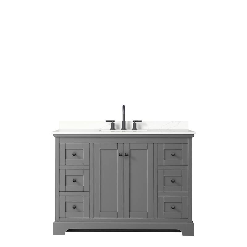 Avery 48-inch Single Vanity, Quartz Top