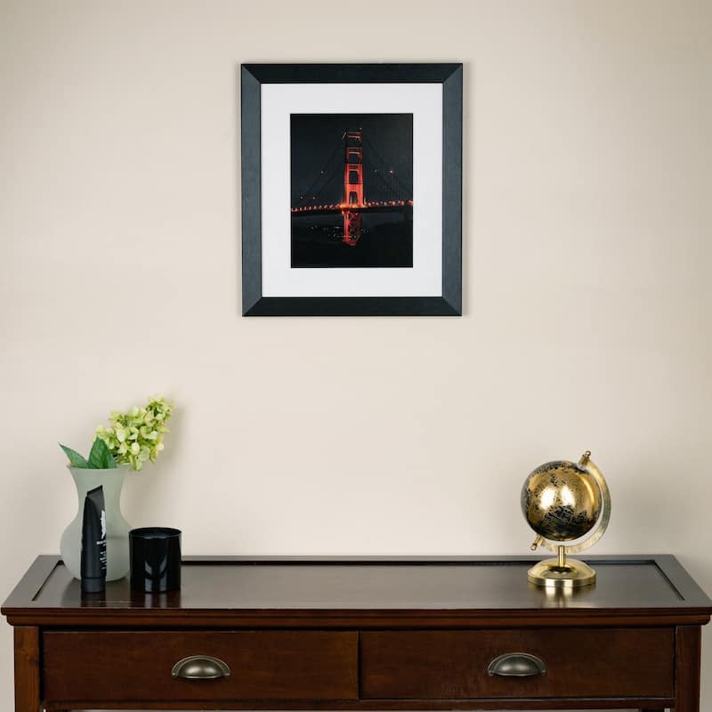 ArtToFrames Maddo Modern 11x14 Inch Picture Frame, 1.25 Inch MDF Poster Frame Available in Multiple Colors (FRBW72079-11x14)