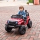 preview thumbnail 5 of 33, 12V Kids Ride-On Car with Safety Belt, Music Player, Swing Function, and Parental Remote, Ages 3+