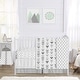 preview thumbnail 1 of 4, Sweet Jojo Designs Grey and White Mod Arrow Collection 4-piece Bumperless Crib Bedding Set