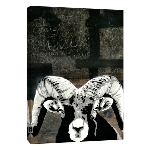PTM Images 9-105949 PTM Canvas Collection 10" x 8" - "Ram" Giclee Sheep Art Print on Canvas
