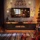 preview thumbnail 7 of 97, 70"/80" Modern Fireplace TV Stand with 36" Electric Fireplace