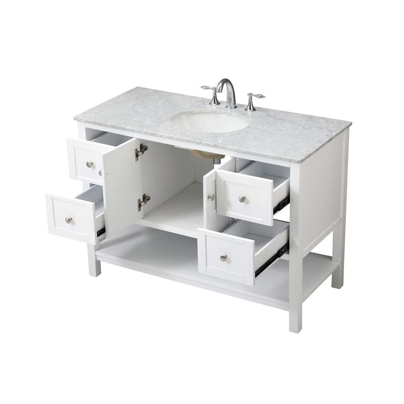 Maddox 48-inch Single Bathroom Vanity Set - 48"L x 21.5"D x 35"H