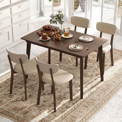 5 PCS Dining Table Set for 4,Kitchen Table Set w/Dinner Table