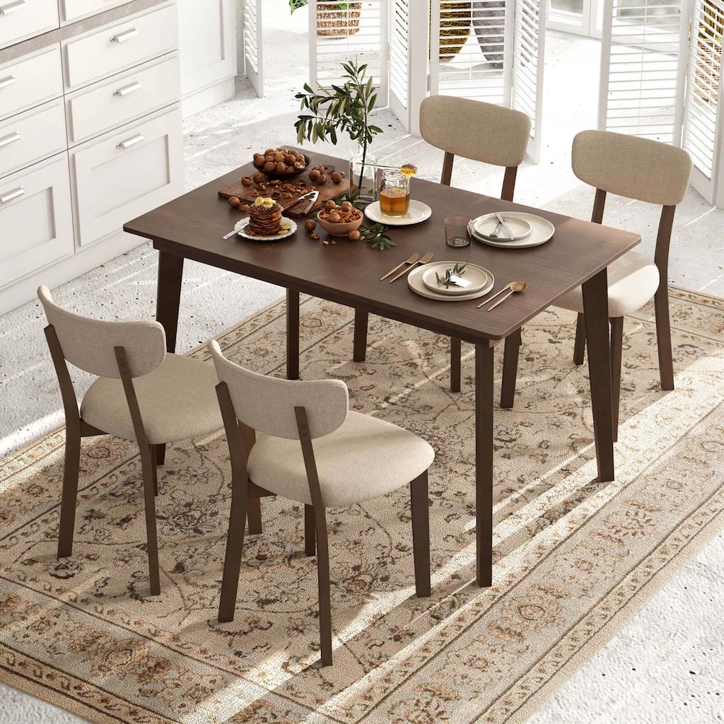 5 PCS Dining Table Set for 4,Kitchen Table Set w/Dinner Table