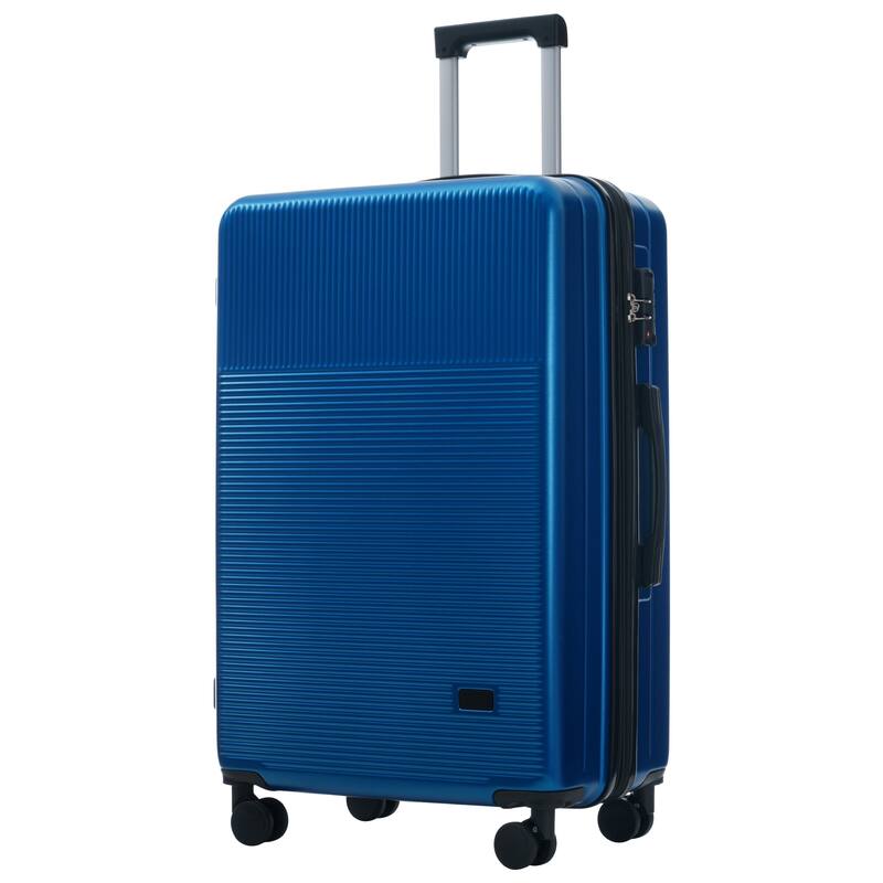 Luggage Sets 5 Piece with Half-opening, Hardside Carry On Suitcase Set with Double Spinner Wheel, with USB Port,TSA Locks