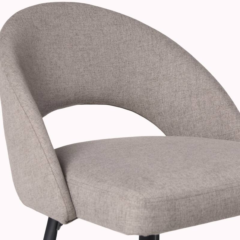 Middlebrook Designs Contemporary Curved-Back Fabric Barstools (Set of 2)