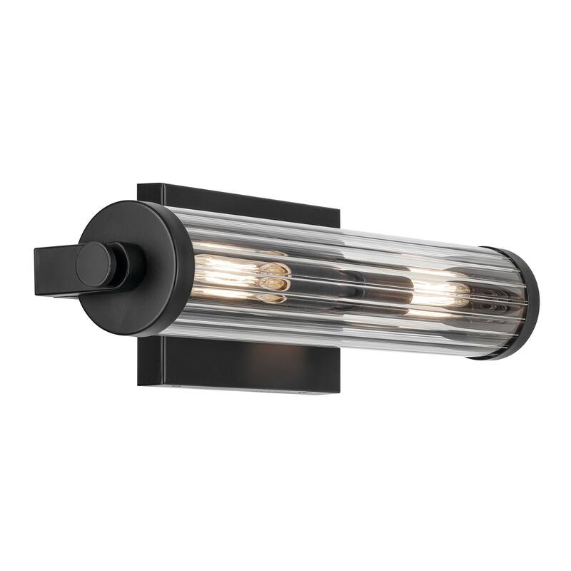 Kichler Azores 2 Light 16" Wide Bath Bar - Black