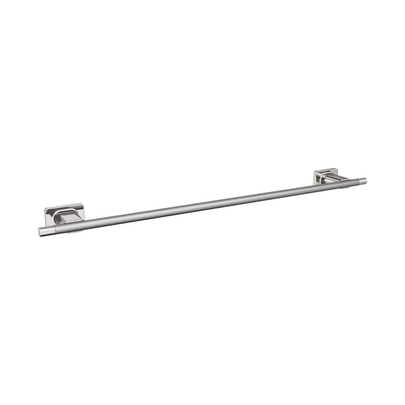 Amerock Esquire Towel Bar - 24" Center to Center - Polished Nickel/Stainless Steel