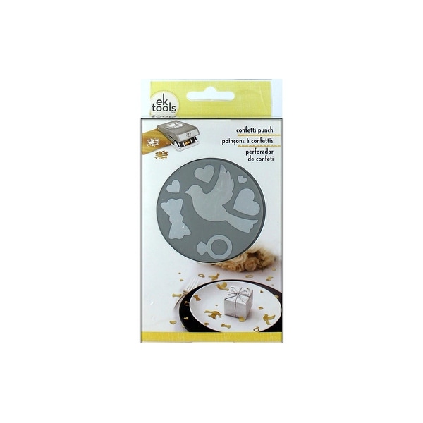 EK Paper Shapers Punch Double Confetti Wedding