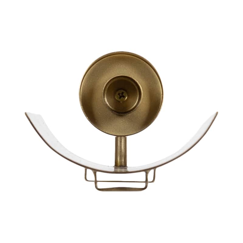 Kate and Laurel Taybron Metal Taper Wall Sconce