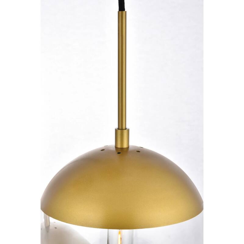 Elegant Lighting Eclipse 3 Light 18" Wide Multi Light Pendant with