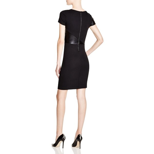 french connection black bodycon dress