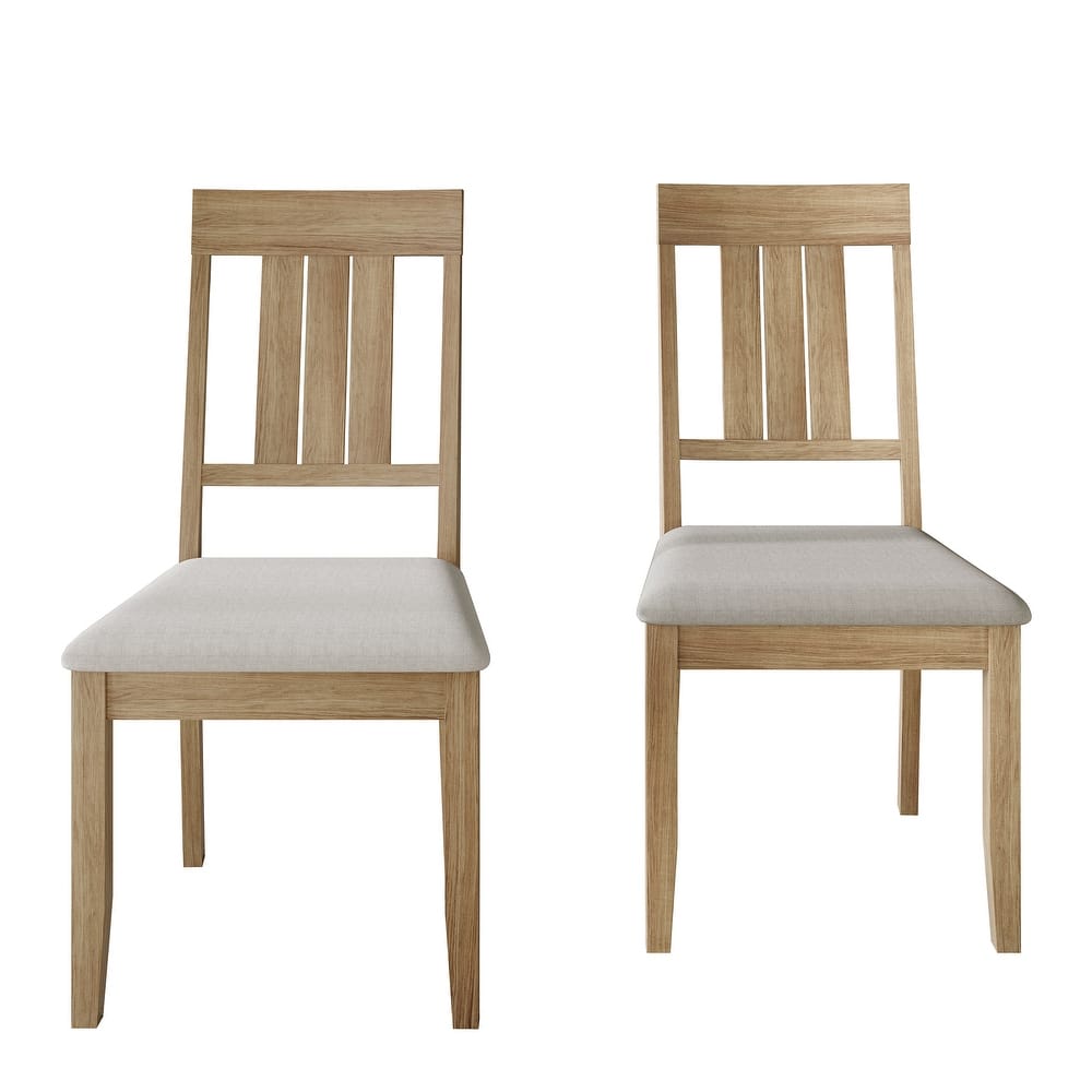 CraftPorch Classic Wooden Dining Chairs (Set of 2)