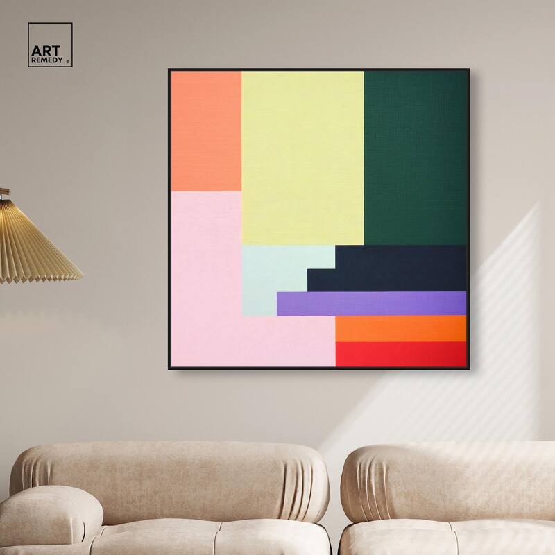 Rectilinear Rhapsody II Canvas by Art Remedy