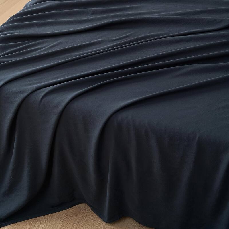 Dark Sky Reserve® - Bamboo Linen Sheet Set - Portugal Made - Nightfall Navy