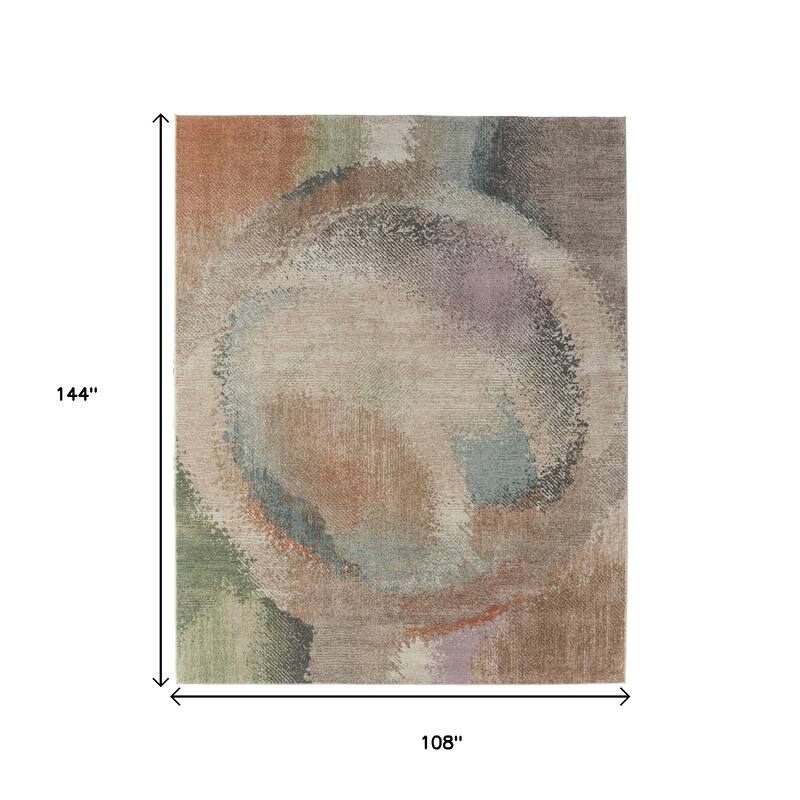 HomeRoots Abstract Industrial Rectangle Area Rug