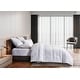 preview thumbnail 2 of 6, Hotel Grand 350 Thread Count Damask White Goose Down Blend Comforter