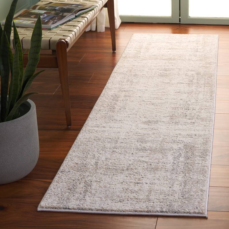 SAFAVIEH Northport Dimitrijka Rug - Ivory/Grey - 2'2" x 8' Runner