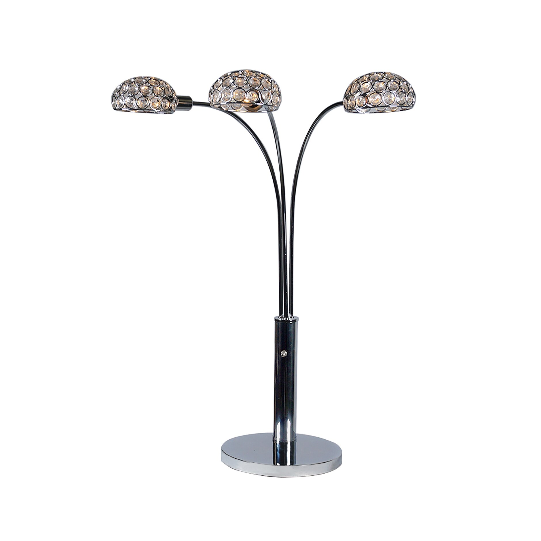 1pc Modern Design Classic Luxury Sleek Multi-head Table Lamp Half 