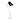 Lalia Home Asymmetrical Marble and Metal Desk Lamp with Black Sloped Shade