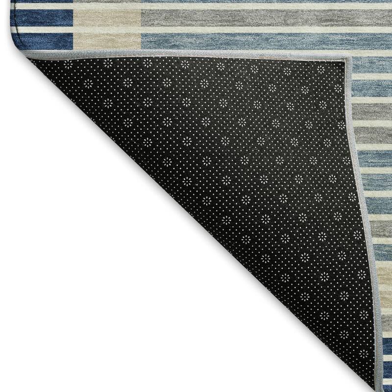 Premium Washable Super Soft Border Geo Mayfield Rug