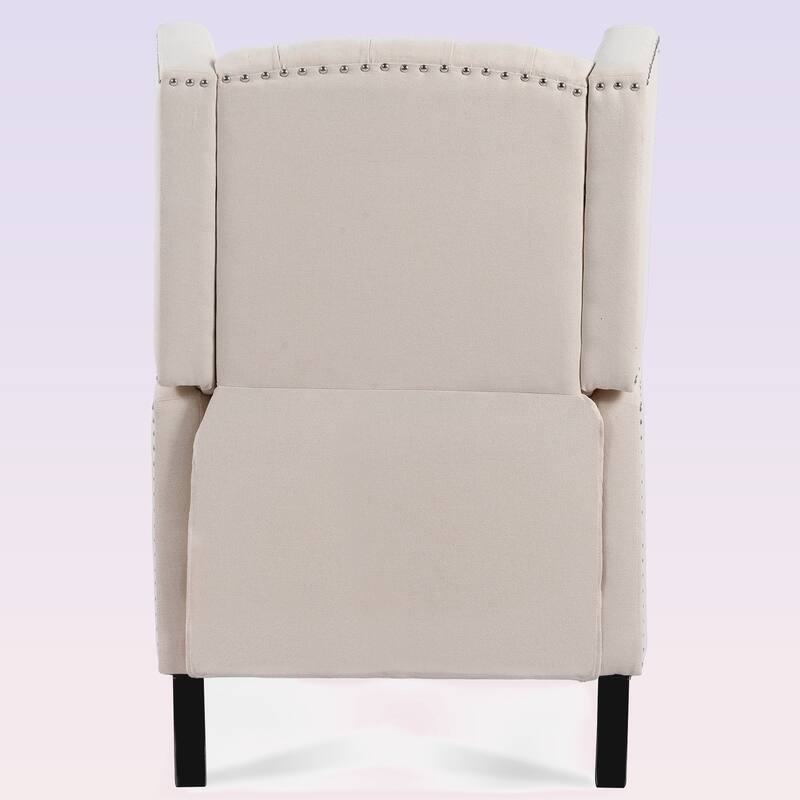 Modern Manual Wing Chair Recliner For Living Room