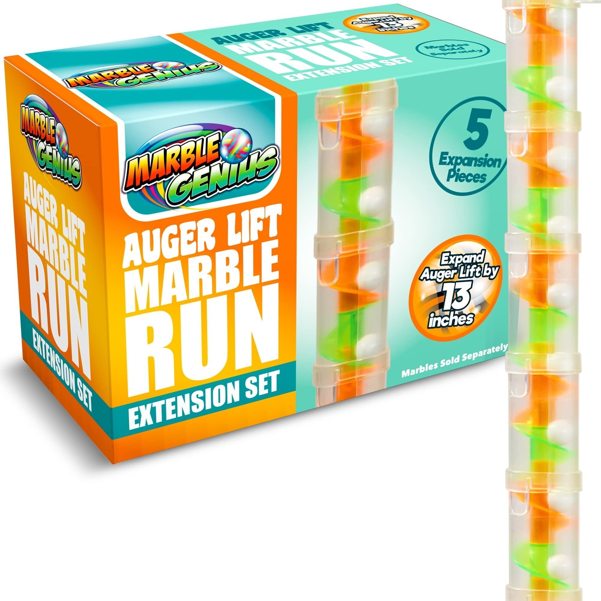 Marble Genius Auger Lift Extension: Marble Run Auger Accessory Set
