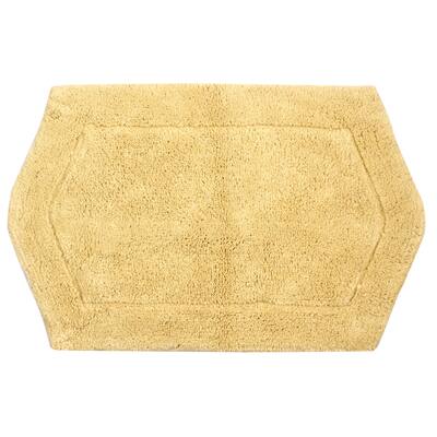 Porch & Den Heesacker Yellow Cotton 24-inch x 40-inch Bath Rug