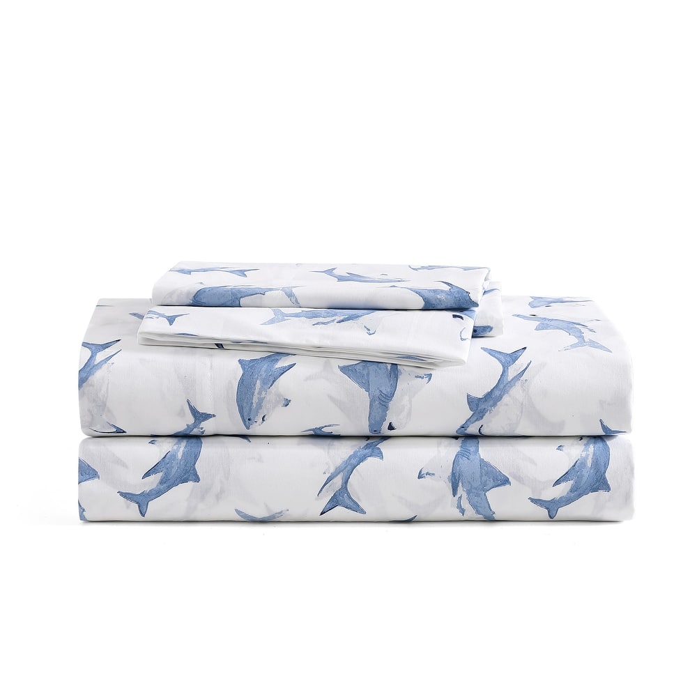 Poppy & Fritz Cotton Percale Printed Bed Sheet Sets